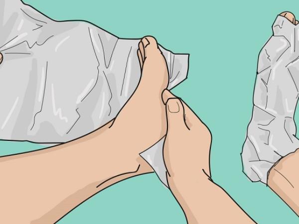 Kaj se zgodi po eni uri, če nogo zavijete v alu-folijo